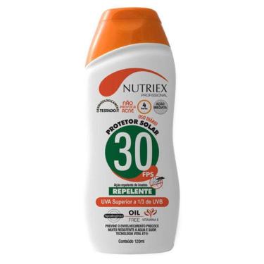 Imagem de Protetor Blolqueador Solar FPS 30 com Repelente 120 ML NUTRIEX