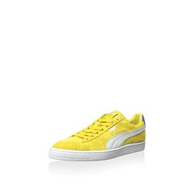 Imagem de Puma Suede Classic Tropicalia masculina em vibrante amarelo/branco, 42