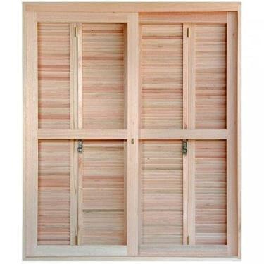 Imagem de Porta Janela com Venezianas Pantográficas e Caixilhos de Correr para Vidros Inteiros Rondosul Natural