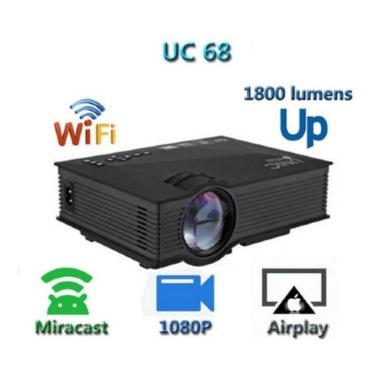 Imagem de Projetor Mini Unic UC68 1800lm Preto Full HD 1080p