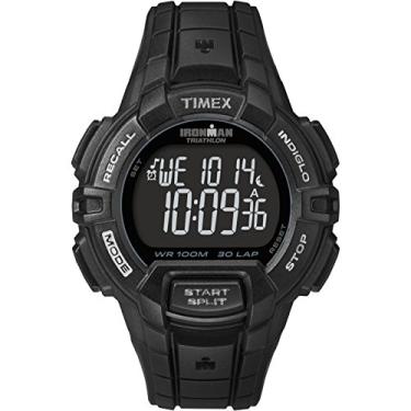 Imagem de Timex Relógio Ironman Rugged 30 tamanho completo, Blackout, 44 mm, Cronógrafo, digital