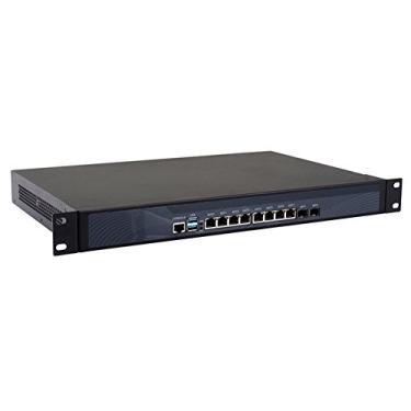 Imagem de Partaker Firewall, VPN, 1U Rackmount, aparelho de segurança de rede, com AES-NI, roteador PC, Intel Celeron 3855U, (cinza), R7, [6Lan/2Optical SFP/2USB3.0/1COM/1VGA], (SEM RAM/SEM SSD)