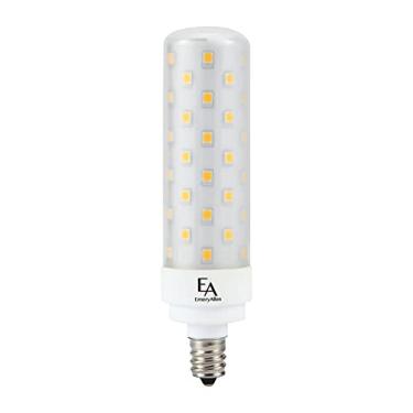 Imagem de EmeryAllen EA-E12-9.5W-001-279F-D JA8/Title 24 Lâmpada de LED regulável com base de candelabro regulável, 120V-9,5Watt (equivalente a 50W), 950 lúmens, 2700K, 1 peça