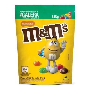 Imagem de Kit 3 Sachês M&M's Chocolate Ao Leite Com Amendoim 148G Mars