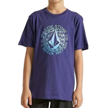 Imagem de Camiseta Volcom Rotato SM24 Masculina Azul Escuro