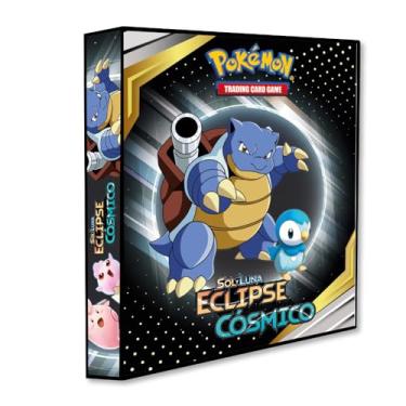 Imagem de Álbum Pokémon Pasta tipo Fichário para Cards SOL&LUA - Eclipse Cósmico