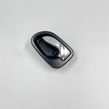Imagem de Maçaneta interna da porta cromada com acabamento preto compatível com Hyundai Atos 1997-2002 Accent 1995-1999(Right)