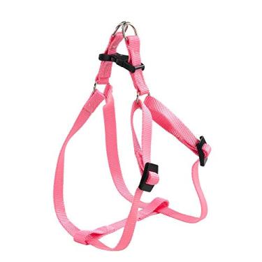 Imagem de Ferplast Peitoral para Cachorros Médio, Ajustável e Fácil de Usar, Medida do pescoço 45 cm. Medida do Tórax 63 cm. Colours Rosa