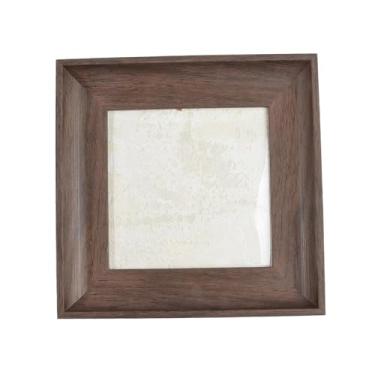 Imagem de Esquirla Suporte de exibição de unhas manicure mostrando placa de exibição de cor de unhas moldura de madeira grão para salão de beleza portátil leve, cor noz