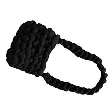 Imagem de Bolsa de lã, Sacola de lã Linda Pelúcia para a Vida Diária (Preto)