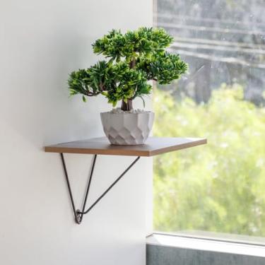 Imagem de Prateleira Multiuso Space Pequena Fosco Aço Corten/Preto