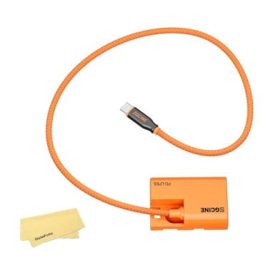 Imagem de ZGCINE USB-C PD PD para LPE6 Cabo de bateria fictício para Canon EOS 5D II 5D III 5D IV 6D 6D II 7D 7DII 60D 70D 80D 90D XC10 R R5 R5 R5C R7 R6 II-60CM/1.97ft