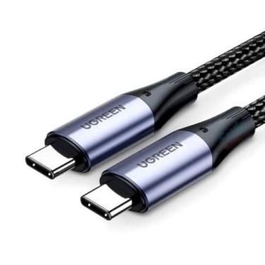 Imagem de UGreen Cabo USB C 3.1 Gen2 Macho Macho 10Gbps 5A 1m