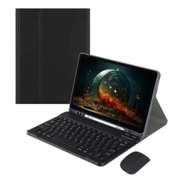 Imagem de Capa C/Teclado Bluetooth + Mouse Emborrachada S6 Lite Imantado E Touch