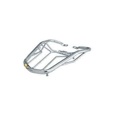 Imagem de Bagageiro Titan 125 2009 2010 2011 2012 2013 Curto Cromado - MA Motos