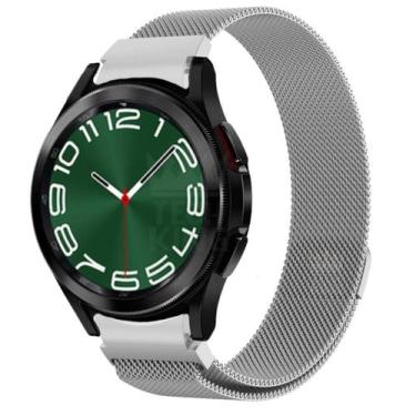 Imagem de Pulseira Com Fecho Imã Em Aço Inoxidável Para Watch6 47Mm - Tech King