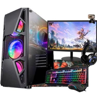 Imagem de PC Gamer Completo i5 SSD120 8Gb Gt740 Fonte 500W Monitor 19 - AMORIM S