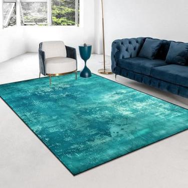 Imagem de Tapetes modernos de cor sólida para sala de estar, mesa de centro minimalista, tapetes abstratos para quarto, tapetes de sala de estar de área grande, CX016, flanela, 6.200 x 300 cm, 78,7 x 118 p