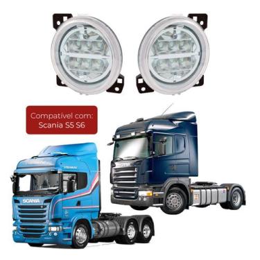 Imagem de Par Farol Milha Auxiliar Interno 100% Led SC 124 S5 S6 - IAM