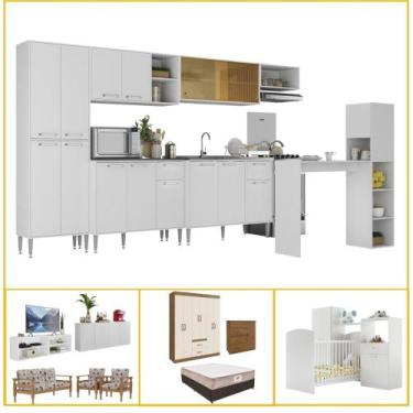Imagem de Casa Completa Mobiliada 4 Ambientes Cozinha/Sala Estar/Quarto Casal e 