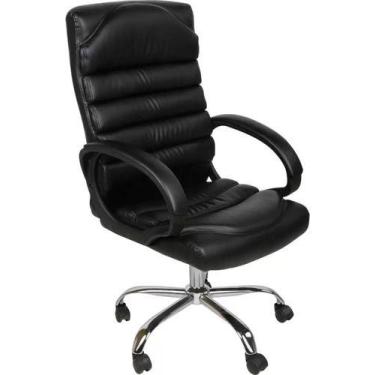 Imagem de Cadeira Escritorio Executiva Presidente Ergonomica Ate 100kg - JHC, Pr