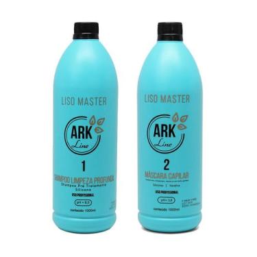 Imagem de Kit Liso Master - Shampoo E Ativo 1 Litro - Ark line