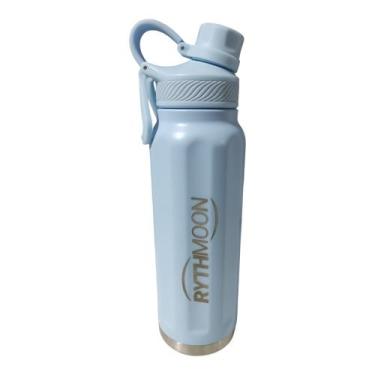 Imagem de Garrafa Térmica Rythmoon Inox - 950ML, Unico, Azul Claro