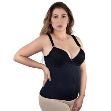 Imagem de Cinta Modeladora C/Bojo Modelador 12 Barbatanas C/Ziper - Fanáticos Po