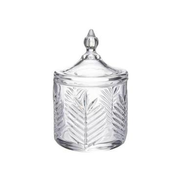 Imagem de Bomboniere De Cristal Stella Palmeira 10X15,5Cm Lyor, Cristal