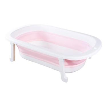 Imagem de Banheira Bebe Infantil Retratil 30kg Pimpolho Menino Menina, Rosa