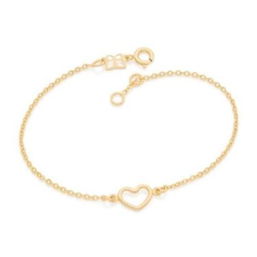 Imagem de Pulseira banhado ouro 3x 24k 18k e 22k feminina com pingentes berloque