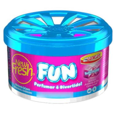 Imagem de Aromatizador Ambiente e Carro New Fresh Gel Fun Tutti Fruti - Luxcar