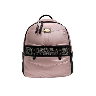 Imagem de Mochila costas  feminina casual super macia   golden fenix, P