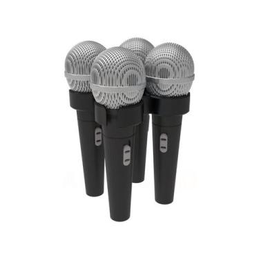 Imagem de  Suporte Para Pedestal Compativel Para 4 Microfones Musica - ARTBOX3D