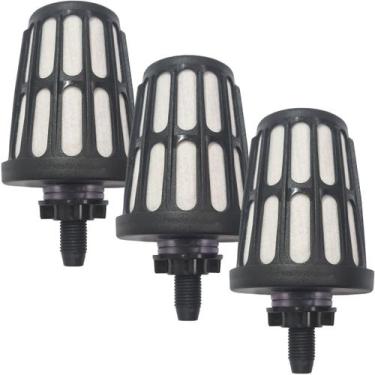 Imagem de Kit 3 Vela Com Carvão Ativado Universal Plástica Filtro de Barro E Plá