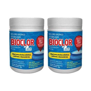 Imagem de Clorin Bioclor Tabs Piscina Inflável Plástica 100 Pastilhas com NF, Br