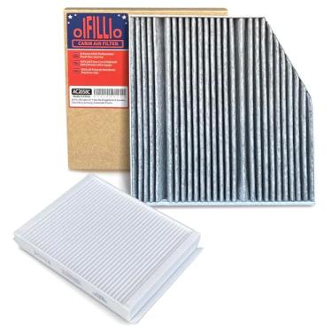 Imagem de OIFILLIO Filtro de ar de cabine para Mercedes C300 GLC300 GLC350e GLC43 GLC63, 2018-2023 C43/C63/GLC43/GLC63/E43/E53/E63 AMG, 2019-2023 E350 E44 50 modelos selecionados Substitua 2058350147 e