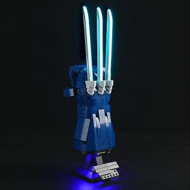 Imagem de Rorliny LED Light Kit for Lego Marvel Wolverine's Adamantium Claws 76250 Building Set, Creative Lighting kit Compatible with Lego 76250-Light Control Version (Lights Only, No Lego Set)
