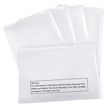 Imagem de Zonon Pacote com 4 sacos grandes para coletor de poeira transparente para frete portuário 97869, 156,946-78,7 cm x 47 pol. Sacos de plástico transparente para coleta de poeira para máquinas centrais