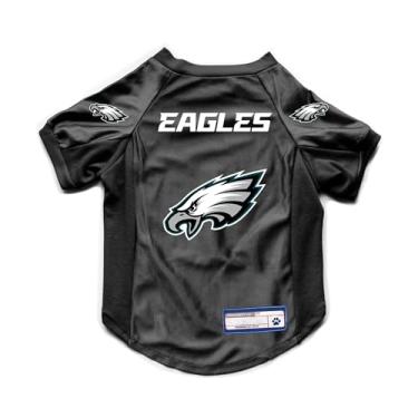 Imagem de Littlearth NFL Philadelphia Eagles Camiseta elástica para animais de estimação, cor do time, pequena