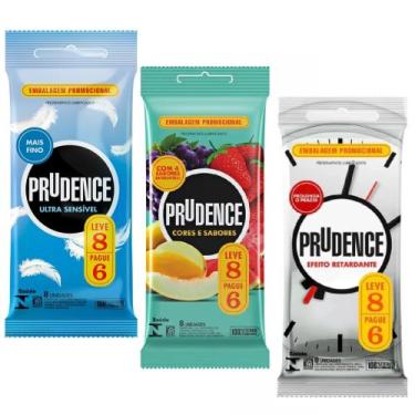 Imagem de Kit 24 Camisinha Preservativo Masculino Retardante Sensivel - Prudence