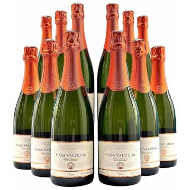 Imagem de Espumante Arte Brut Tradicional Valduga | Kit Com 12 Garrafas | Oferta