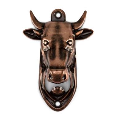 Imagem de Kit 20 Abridor de Garrafa Cabeça de Boi Metal Decoração - Metallica Ac