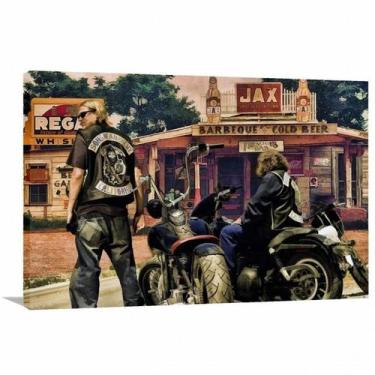 Imagem de Quadro decorativo Sons of Anarchy Artístico - Tela em Tecido - Wall Fr
