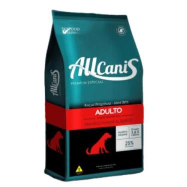 Imagem de ALLCANIS ADULTO RAÇAS PEQ. MINI BITS Frango Carne Arroz 15KG - PET FOO