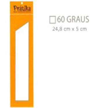 Imagem de Regua Barrado Pq Pratika Patchwork 60 graus - ART DECOR PRODUTOS