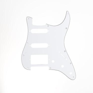 Imagem de Escudo Para Guitarra Am Strat HSS Branco 3P Spirit 110-WH [F035]