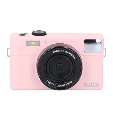 Imagem de Câmera Digital 1080P, Câmera Portátil de 48 MP, Tela LCD de Alta Resolução de 3,0 Polegadas Com Flash para Uso Em Trânsito (64 GB)