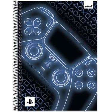 Imagem de Caderno Playstation 80 Fls Capa 01 - Spiral, Playstation
