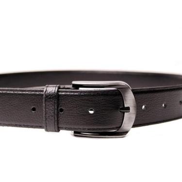 Imagem de Cinto Masculino Artlux Xadrez com Medida Ajustável 2084, Preto liso